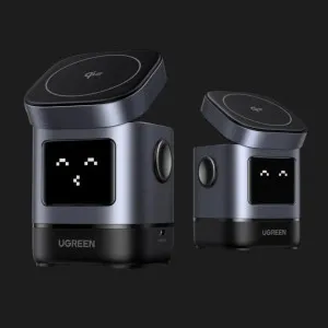 Беспроводное зарядное UGREEN Uno 2-in-1 Magnetic Wireless Charger 15W в Луцке