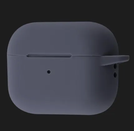 Чехол Silicone Case Clip для AirPods Pro 3 (Dark Gray)