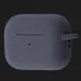 Чехол Silicone Case Clip для AirPods Pro 3 (Dark Gray)