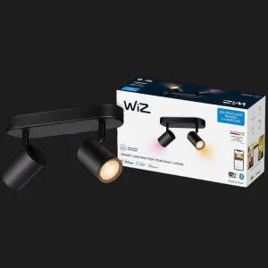 Розумний накладний точковий світильник WiZ IMAGEO Spots 2200-6500K RGB Wi-Fi (Black) в Хмельницькому