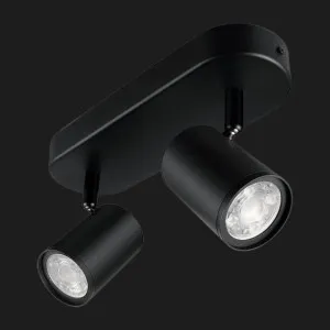 Розумний накладний точковий світильник WiZ IMAGEO Spots 2200-6500K RGB Wi-Fi (Black) в Хмельницькому
