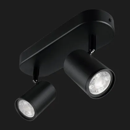 Умный накладной точечный светильник WiZ IMAGEO Spots 2200-6500K RGB Wi-Fi (Black)