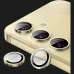 Захисне скло Monblan для камери Samsung S24 FE Metal Ring Series (Yellow)