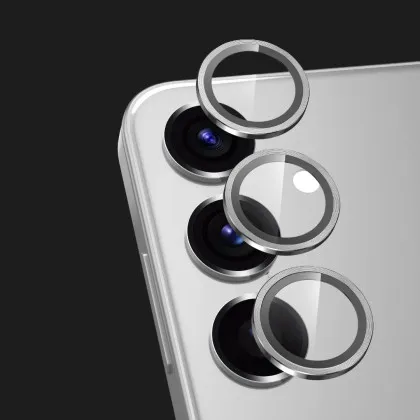 Защитное стекло Monblan для камери Samsung S24 FE Metal Ring Series (Gray)
