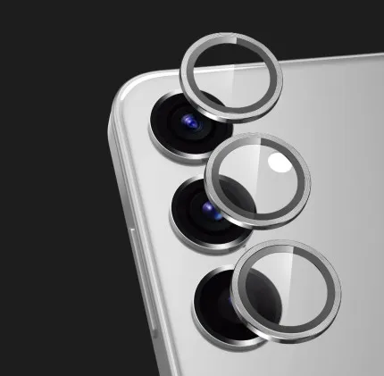 Защитное стекло Monblan для камери Samsung S24 FE Metal Ring Series (Gray)