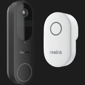 Відеодзвінок Reolink D340B (Video Doorbell Wi-Fi/АКБ) (Black) в Сваляві