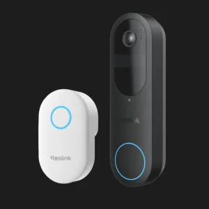 Відеодзвінок Reolink D340B (Video Doorbell Wi-Fi/АКБ) (Black) в Сваляві