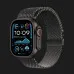 б/у Apple Watch Ultra 2 49mm Black Titanium Case with Black Titanium Milanese Loop Medium (MX5U3)