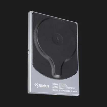 Зарядний пристрій Power Bank Gelius Eclipse Magnetic Wireless Charge 15W 5000mAh GP-WC014