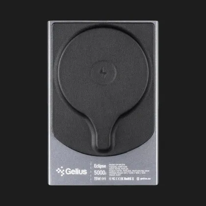 Зарядний пристрій Power Bank Gelius Eclipse Magnetic Wireless Charge 15W 5000mAh GP-WC014