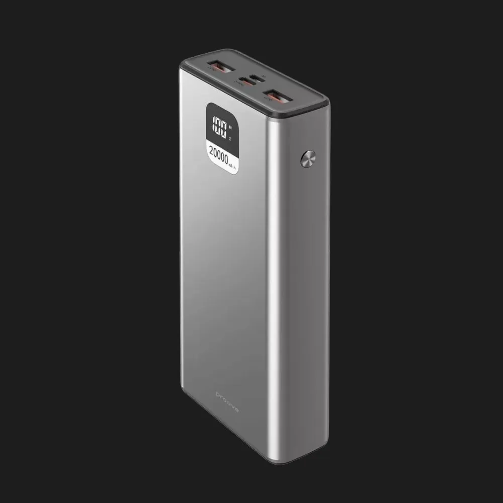Зарядний пристрій Power Bank Proove Guardian 22.5W 20000mAh (Gray)