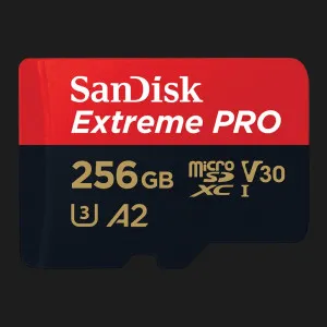 Карта пам'яті SanDisk Extreme Pro microSDXC 256GB UHS-I U3 V30 + SD Adapter в Хмельницькому