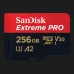 Карта памяти SanDisk Extreme Pro microSDXC 256GB UHS-I U3 V30 + SD Adapter