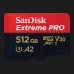Карта пам'яті SanDisk Extreme Pro microSDXC 512GB UHS-I U3 V30 + SD Adapter