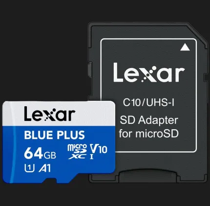 Карта памяти Lexar MICRO SDXC 64GB UHS-I W/A
