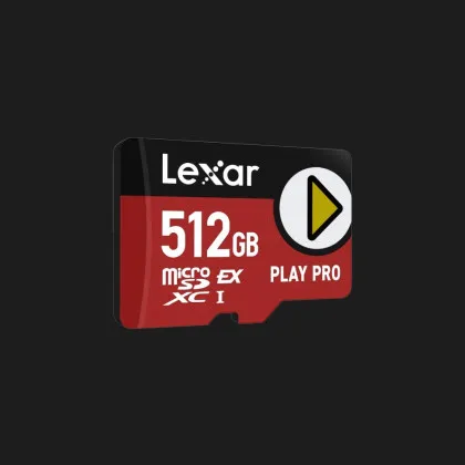 Карта пам'яті Lexar Play Pro microSDXC 512GB UHS-I Express