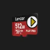 Карта памяти Lexar Play Pro microSDXC 512GB UHS-I Express