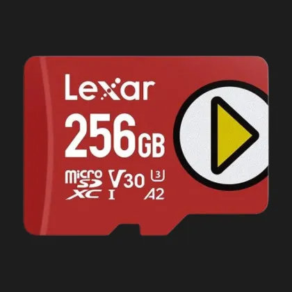 Карта памяти Lexar Play microSDXC 256GB UHS-I U3 V30