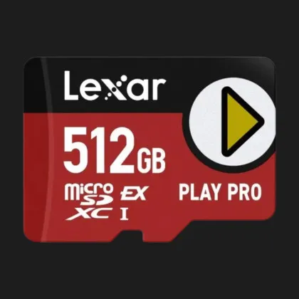 Карта пам'яті Lexar Play Pro microSDXC 512GB UHS-I Express