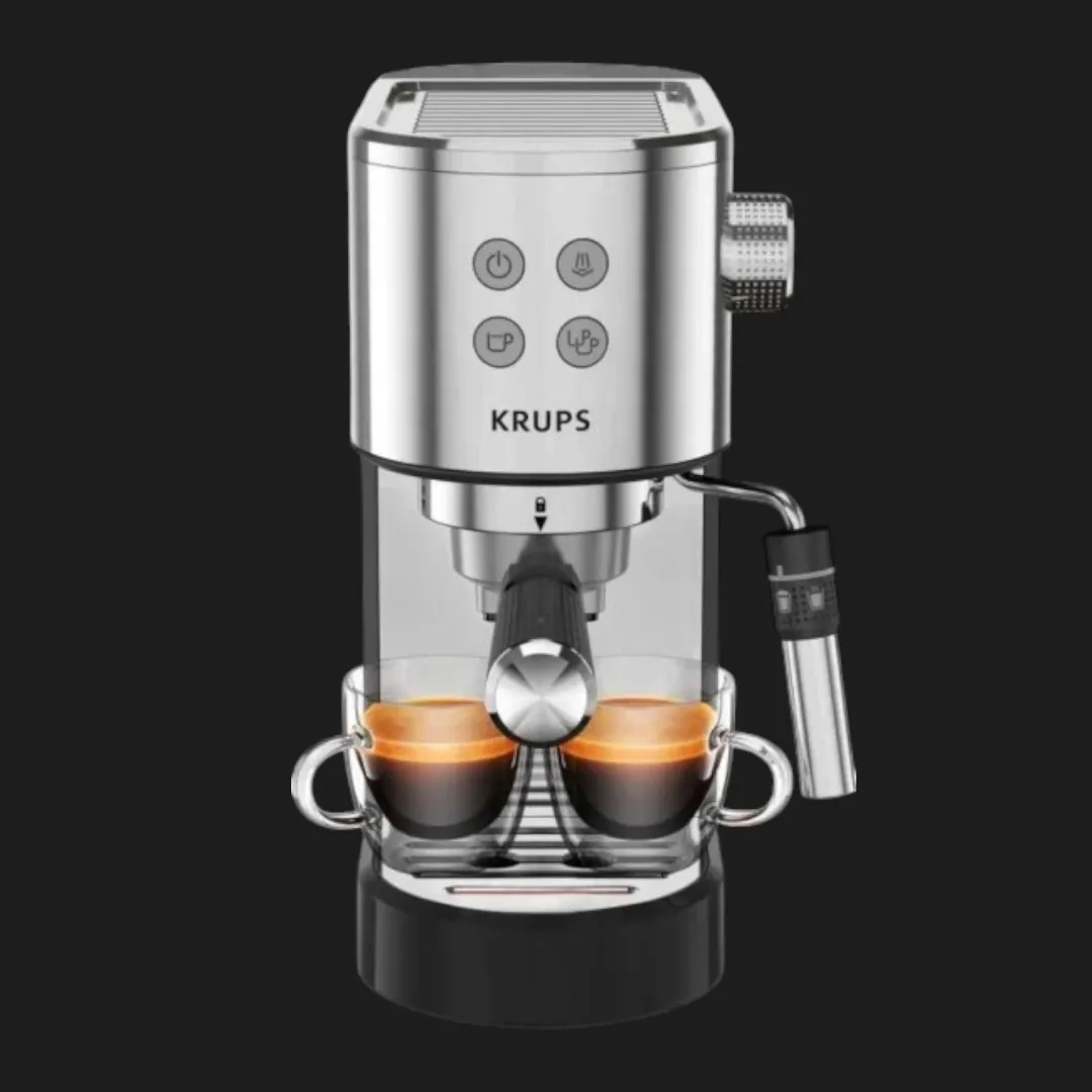 Ріжкова кавоварка Krups (XP444C10) (Stainless Steel)