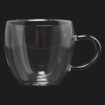 Набір чашок з ручками та подвійними стінками Ardesto 250 мл 2 шт. (AR2625GHL)