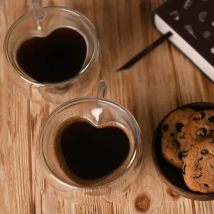 Набір чашок з ручками та подвійними стінками Ardesto 300 мл 2 шт. (AR2630GHL) в Бердичеві