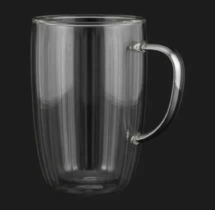 Набір чашок з ручками та подвійними стінками Ardesto 350 мл 2 шт. (AR2635BHN)