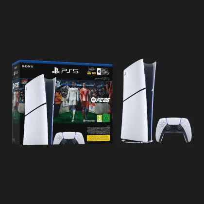 Ігрова приставка Sony PlayStation 5 Slim (Digital Edition) (EA SPORTS FC 26 Bundle) (825GB) (Standard)