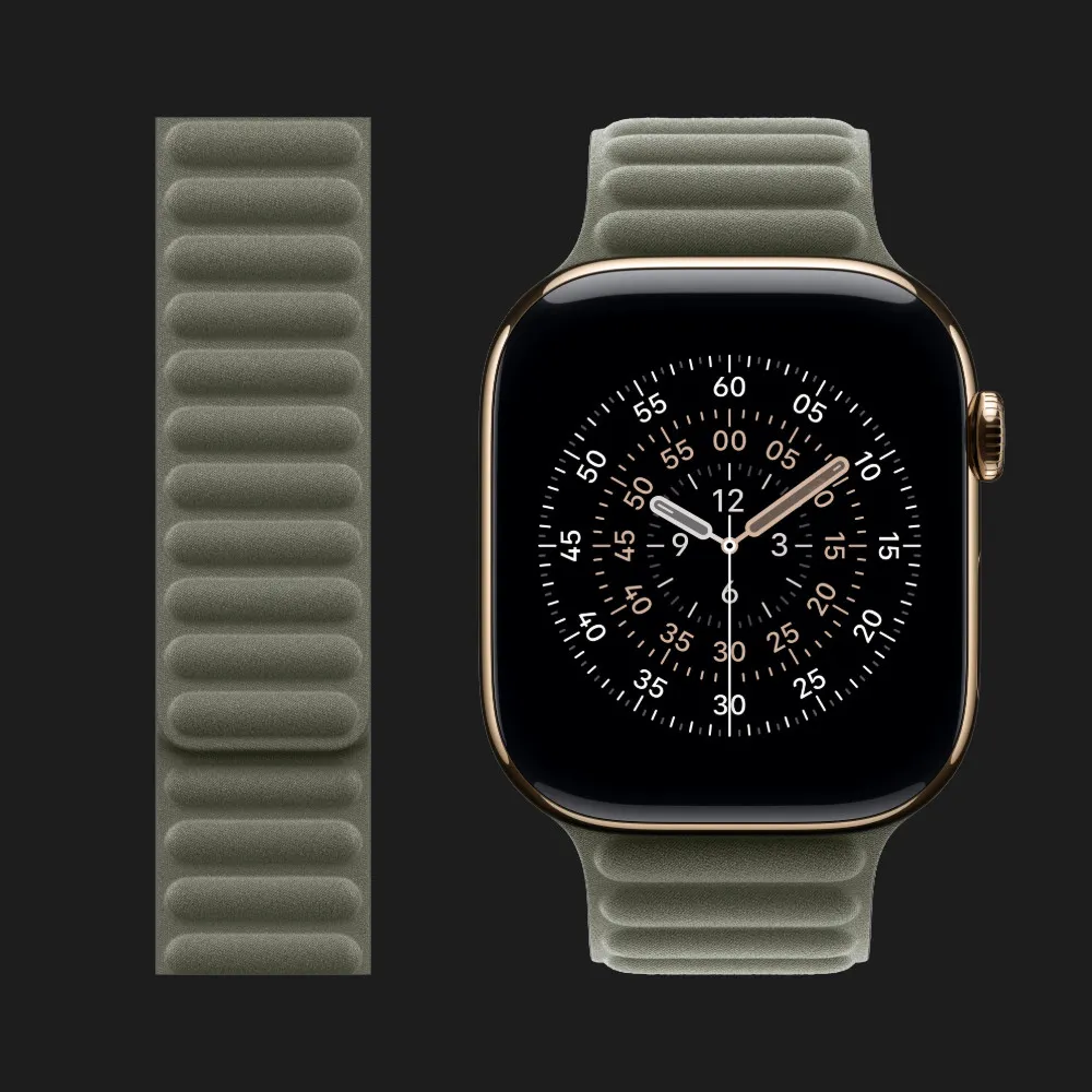 Ремінець Apple Magnetic Link для Apple Watch 38/40/41/42mm (Sage Gray) (M/L) — фото 2