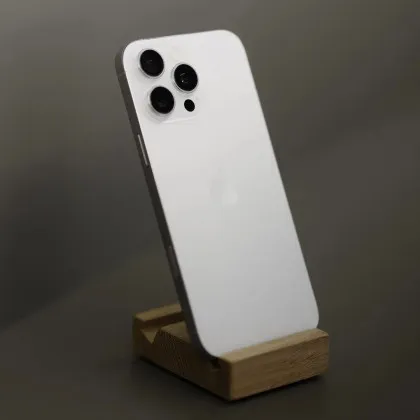 б/у iPhone 16 Pro Max 512GB (White Titanium) (Хороший стан, стандартна батарея) (e-Sim) в Миколаєві