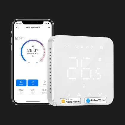 Умный Wi-Fi термостат (водяное отопление) Meross MTS200BHK (EU)