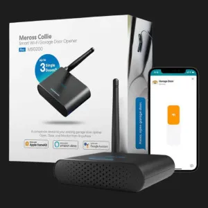 Умное устройство открытия гаражной двери (на 3 двери) Meross MSG200HK (Black) (EU) в Сваляве
