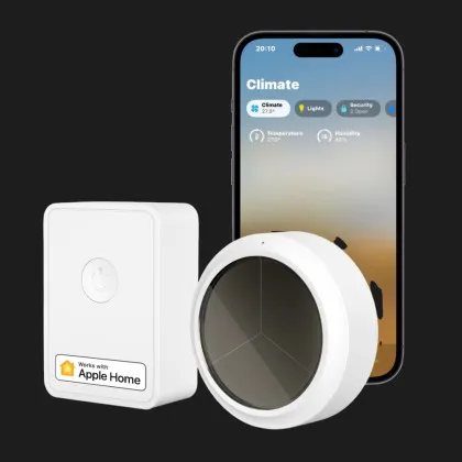 Умный датчик температуры и влажности с хабом Meross MS100FHHK-EU (White) в Ковеле