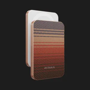 Зарядное устройство Power Bank Pitaka Aramid Fiber Magnetic Qi2 (5000mAh) (Sunset) в Белой Церкви