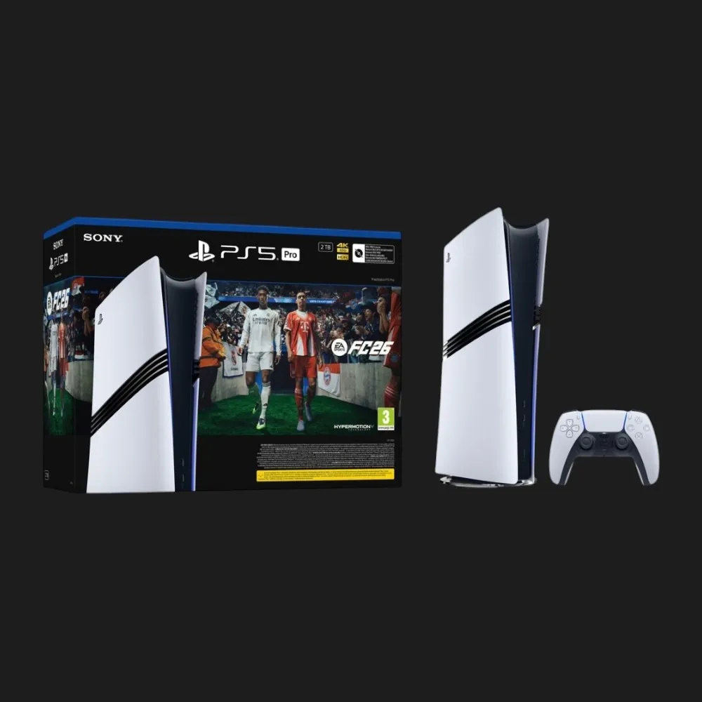 Ігрова приставка Sony PlayStation 5 Pro (EA SPORTS FC 26 Bundle) (2TB) (Standard)