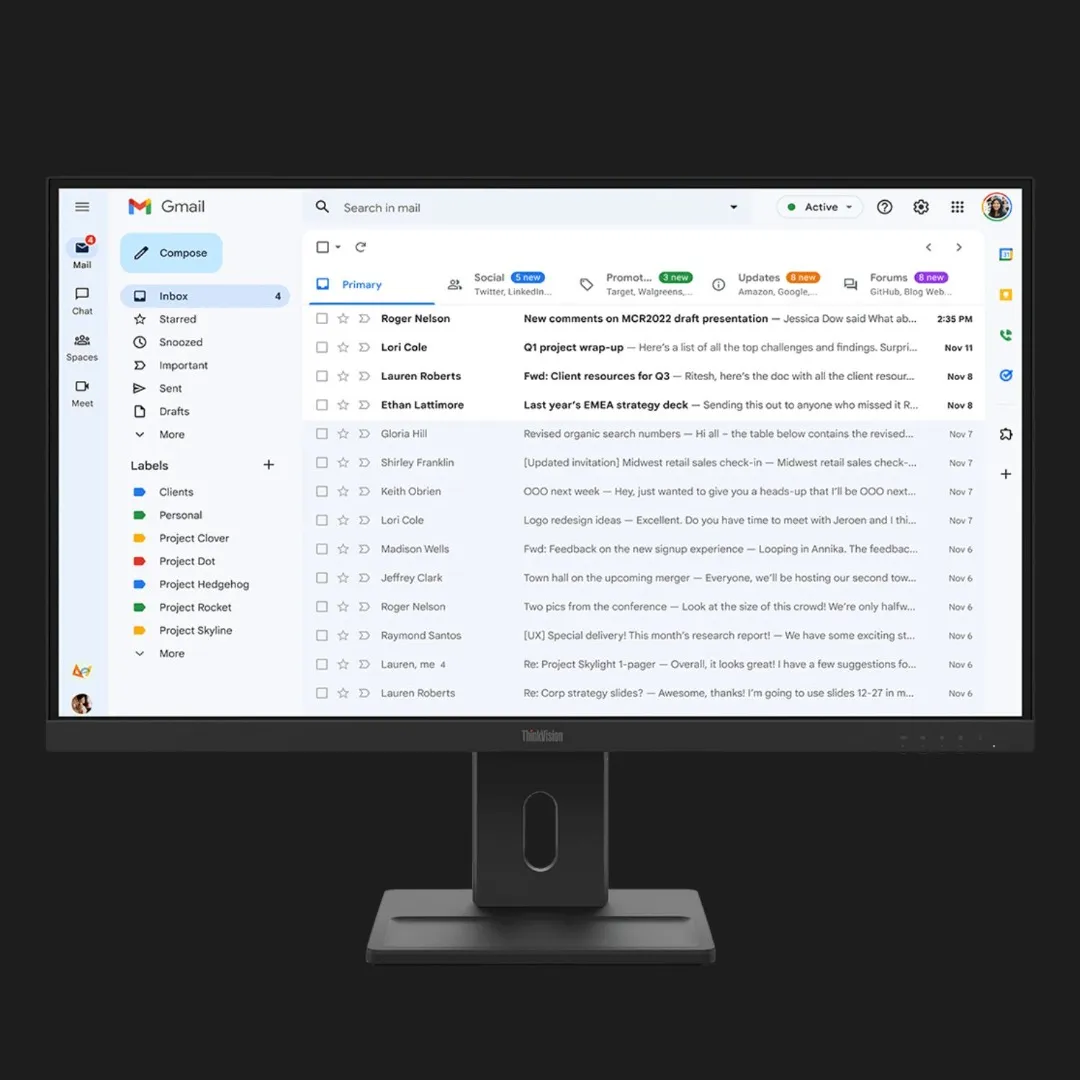Монітор Lenovo 27" E27-40 IPS 100Hz 64BCMAT4EU (UA)