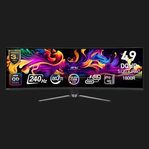 Монитор MSI 49" MPG 491CQPX QD-OLED 240Hz (UA) в Дрогобыче