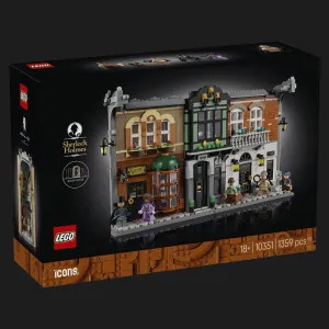 Конструктор LEGO Icons Шерлок Холмс: Книжковий куточок (10351)