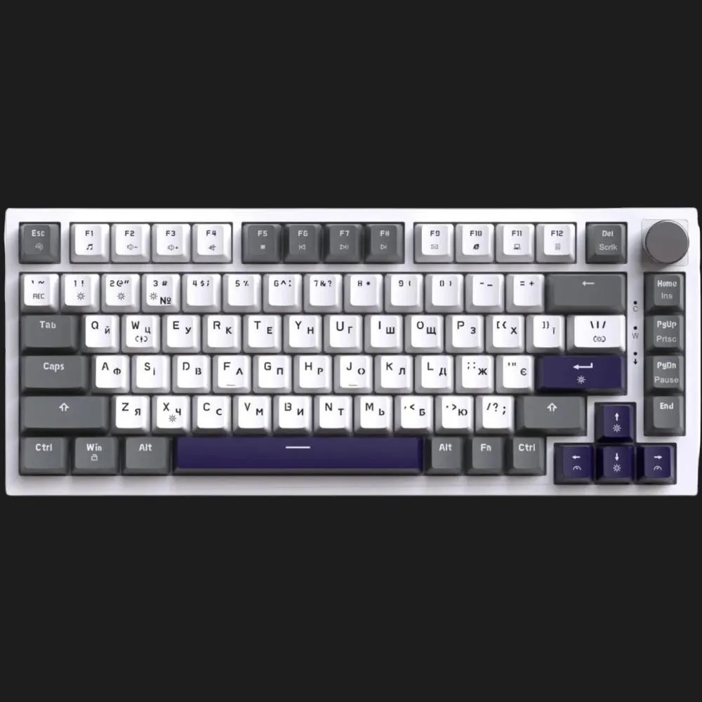 Ігрова клавіатура GamePro Genesis Warden Outemu Swith (MK160P) (Gray) (UA)