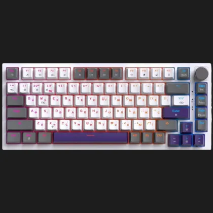 Ігрова клавіатура GamePro Genesis Warden Outemu Swith (MK160P) (Gray) (UA)