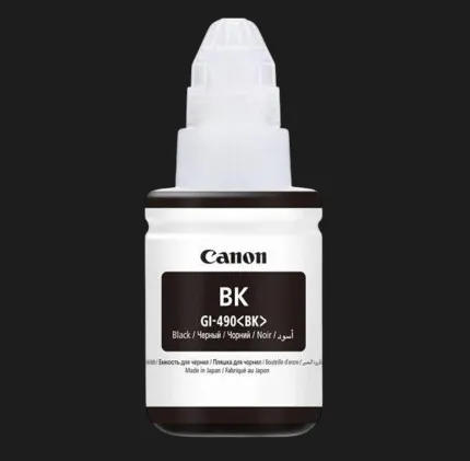 Чернила Canon GI-490 PIXMA G1400 / G2400 / G3400 / G3410 (Black)
