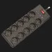 Сетевой фильтр 10xТипF, 16A, 3xUSB-A, 1xUSB-C, 3m (Black)