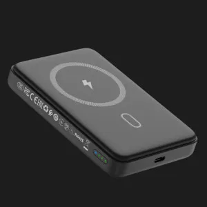 Зарядное устройство Power Bank WiWU Wi-P043 PD20W Magnetic + Stand (Black) в Хмельницком