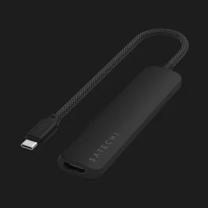 Адаптер Satechi 6-in-1 USB-C Slim Multiport Adapter 4K (Black) в Херсоні