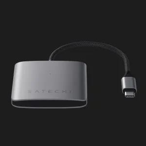 Адаптер Satechi 4-Port USB-C Hub with PD (Space Gray) в Херсоні