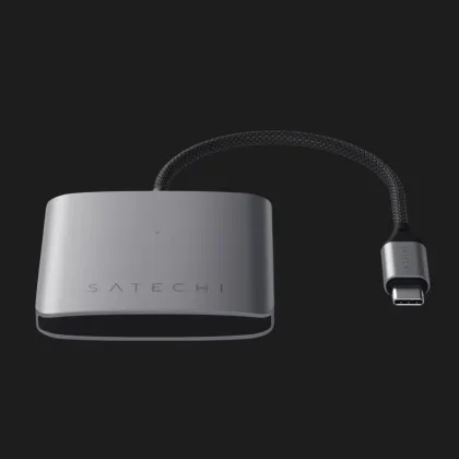 Адаптер Satechi 4-Port USB-C Hub with PD (Space Gray) в Ковелі