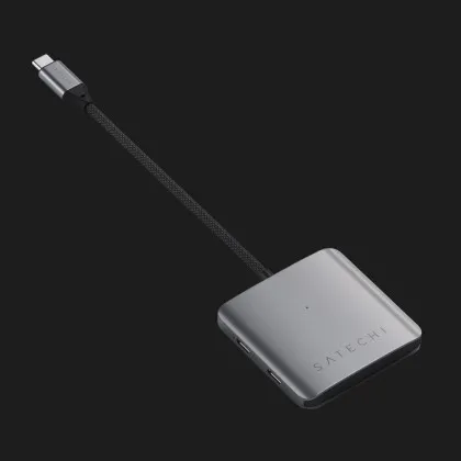Адаптер Satechi 4-Port USB-C Hub with PD (Space Gray) в Ковелі