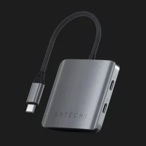 Адаптер Satechi 4-Port USB-C Hub with PD (Space Gray) в Херсоні