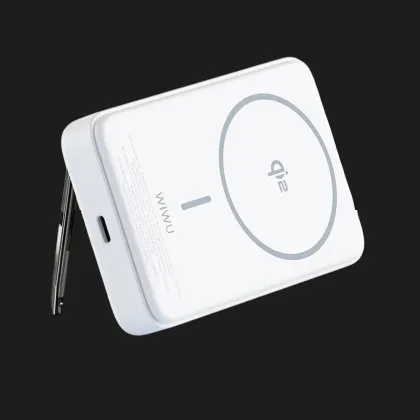 Зарядний пристрій Magnetic Power Bank WiWU 10000mAh (Wi-P031) (White)