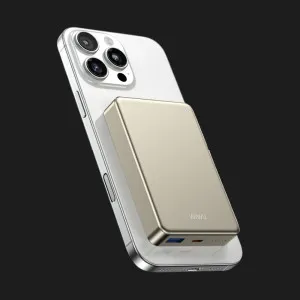 Зарядное устройство Power Bank WiWU P15-1 Ultra Slim 10000mAh MagSafe (Titanium Gold) в Хмельницком